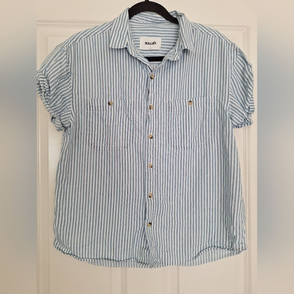 Rolla's‎ cotton button down shirt size S